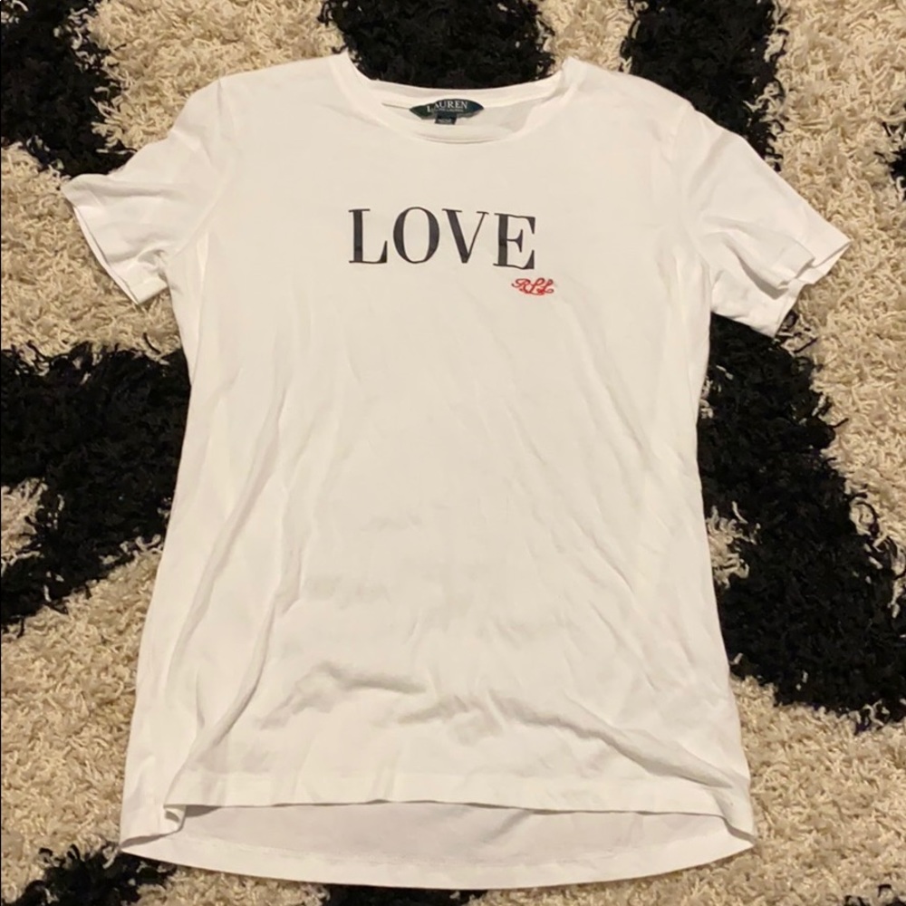 super soft ralph lauren “love” tshirt